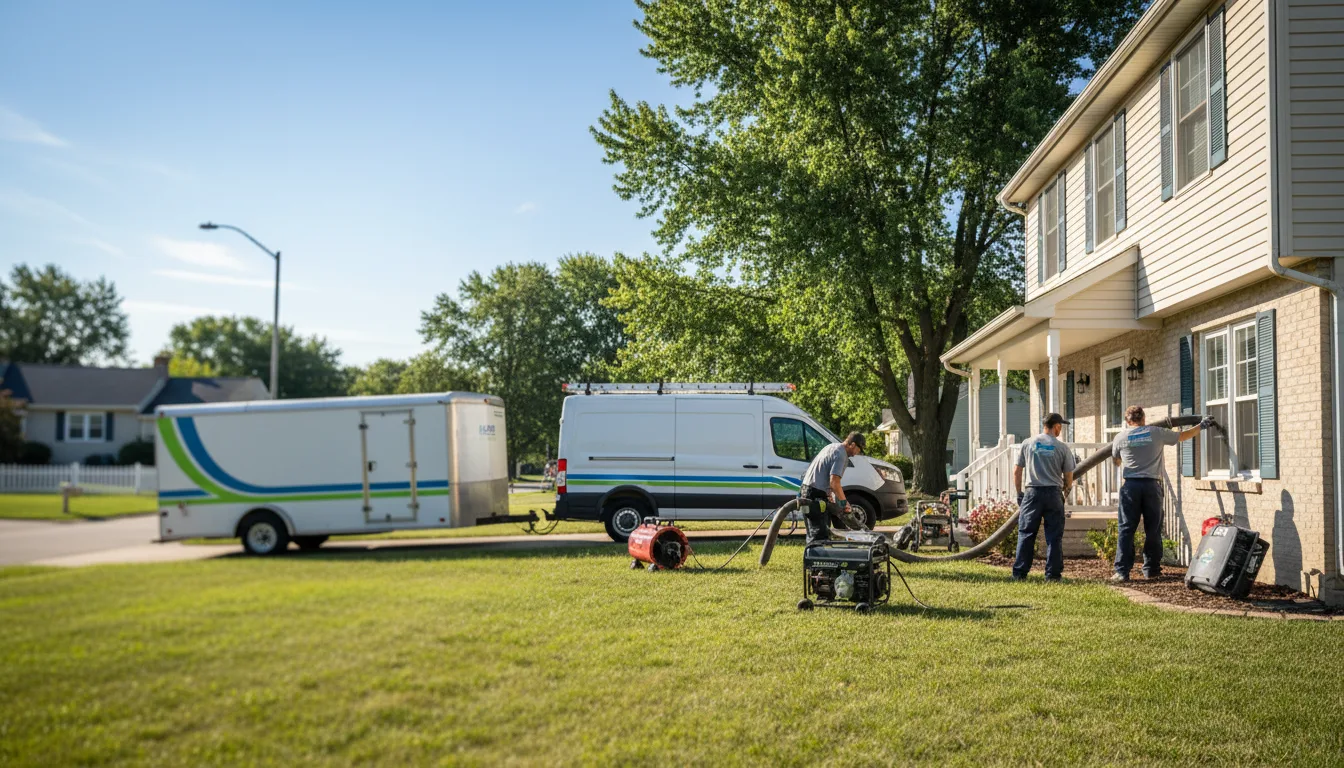 Flooded Basement Restoration And Cleanup With Repair in Utica, NE near me